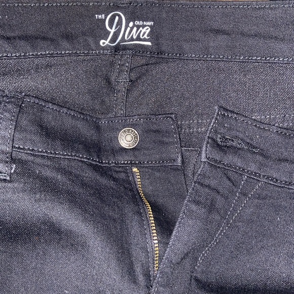 Old Navy Diva Skinny Jeans Denim Black Plus Size 14 Regular - Picture 6 of 10